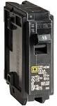 Square D Homeline Circuit Breaker, 15A 1-Pole