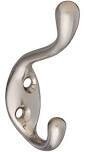 National Hardware N331-009 Stn Nickel Coat/Hat Hook