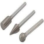 Forney 60224 Mini-Rotary File Set with 1/8&quot; Shaft, 3Pk