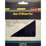Weld Helmet Lense, 4-1/2&quot;X5-1/2&quot; Shade 10