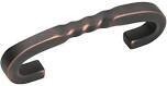 Amerock BP1584ORB Inspirations Oil Rubbed Bronze Rope Pull, 3&quot;Ctrs
