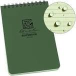 946 Green Rite in the Rain 4&quot;X6&quot; Top-Spiral Notebook