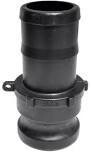 Green Leaf 300E Camlok Fitting, 3&quot;Male X3&quot; Hose Barb