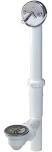 PlumbPak PP64W Chrome Trip Lever &amp; Face Plate, Bath Drain