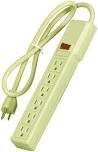 Eaton 1136V 3Ft Ivory Power Strip w/6 Outlets