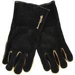 Forney 53425 Black Welding Gloves, Large