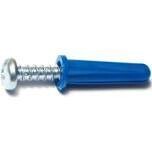Plastic Anchors w/Screws, 12-14X1-1/4&quot;