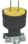 Eaton 1723 Rubber Male Cord Plug, 2-Wire