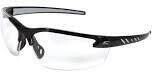 Edge Eyewear Zorge DZ111VS-G2 Safety Glasses, Black/Clear