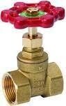 B&amp;K ProLine 100-406NL Brass Gate Valve, 1-1/4&quot;