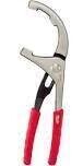 Milwaukee Oil Filter Wrench, 9&quot;, 3-1/2&quot; Capacity
