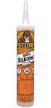 Gorilla 8060002 White Silicone Caulk, (-40 to 350 deg F), 10oz tube
