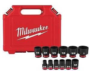 12PC Impact Duty™ 3/8&quot; Drive SAE Standard 6 Point Socket Set