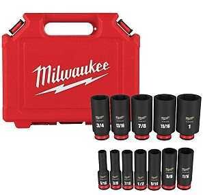 12PC Impact Duty™ 3/8&quot; Drive SAE Deep 6 Point Socket Set