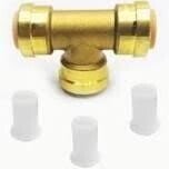 QuickFitting 3/4”PF X 3/4”PF X 1/2&quot;PF Reducing Tee