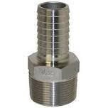 Merrill Mfg Stainless Steel Male Adaptor, 1&quot; Barb X1-1/4&quot;MP
