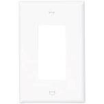 Eaton PJ26W Unbreakable Mid-Size White Deco Cover, 1G