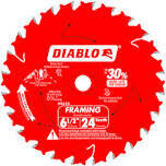 Diablo D0624X Circular Saw Blade, 6-1/2&quot; 24T