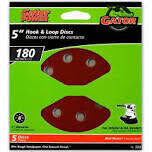 Gator 3722 H&amp;L Sanding Discs, 5&quot; 8-Hole 180G, 5Pk