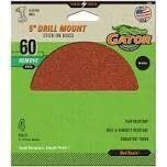 Gator 3002 Sanding Discs, 60G 5&quot; PSA  4Pk