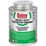Oatey 30863 Heavy Duty Clear PVC Cement,  8oz