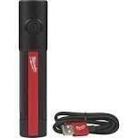 Milwaukee Rechargeable FlashLight w/Magnet, 500Lm=3Hr Run Time