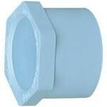 LASCO 437212BC SCH40 PVC Reducer Bushing, 1-1/2&quot;X1-1/4&quot; Spigot x Slip