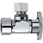 PlumbPak PP51PCLF Angled Valve, 1/2FPTX3/8C