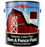 Majic Classic Red Latex Barn/Fence Paint, 1-Gal.