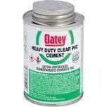 Oatey 30850 Heavy Duty Clear PVC Cement,  4oz