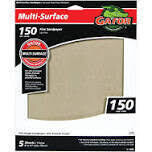 Gator 4442 Aluminum Oxide Sandpaper, 150G 5Pk
