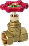 B&amp;K ProLine 100-403NL Brass Gate Valve, 1/2&quot;