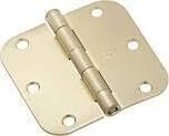 National Hardware N830-334 Satin Brss Door Hinges, 3-1/2&quot;