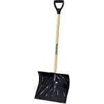 Union Tools 1627400 Wood Handle Snow Shovel, 18&quot; Blade