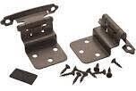 Amerock BPR3428ORB Oil Rubbed Bronze 3/8" Inset Hinges, 2Pk