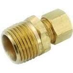Anderson Metals 750068-0604 Compression Adaptor, 3/8Compr. X 1/4MPT