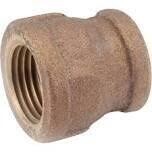 Anderson Metals 738119-0602 Brass Reducer Coupler, 3/8&quot;x1/8&quot;