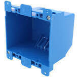 Carlon B225R Old Work 2-Gang PVC Box, Clamp Mounting