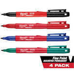 Milwaukee 4-Color Fine Point Inkzall Markers