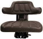 Universal Black Tractor Seat w/Adjustable Base