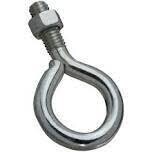 National Hardware N221-259 Eyebolt, 3/8"X3" Zinc  160Lb WLL
