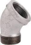 ProSource PPG121-12 Galv Steel Street Ell, 3/4&quot;  45Deg