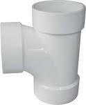 CANPLAS 192154L PVC DWV Tee, 4&quot;