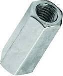 National Hardware N182-691 Coupling Nut, 7/16&quot; Zinc