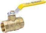 B&amp;K 107-814NL Brass Ball Valve, 3/4&quot;