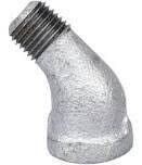 ProSource PPG121-8 Galv Steel Street Ell, 1/4&quot;  45Deg