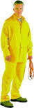 DiamondBack SRS3/111-L Yellow PVC/Poly Large 3Pc Rainsuit