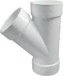 CANPLAS 192304L PVC DWV Wye,  4&quot;