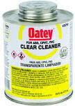 Oatey 30795 All-Purpose Clear PVC Cleaner, 16oz