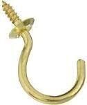 National Hardware N119-727 Solid Brass Cup Hook, 1-1/2&quot;